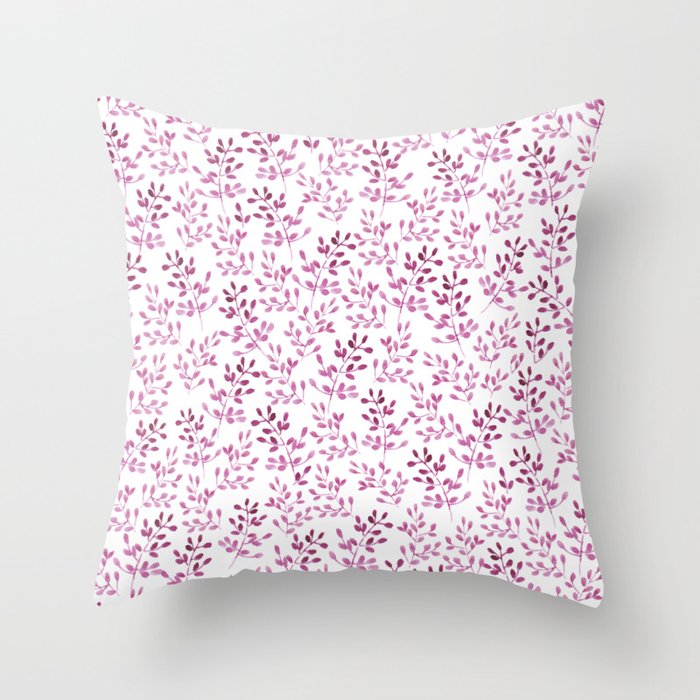 Ramitas Pink Throw Pillow