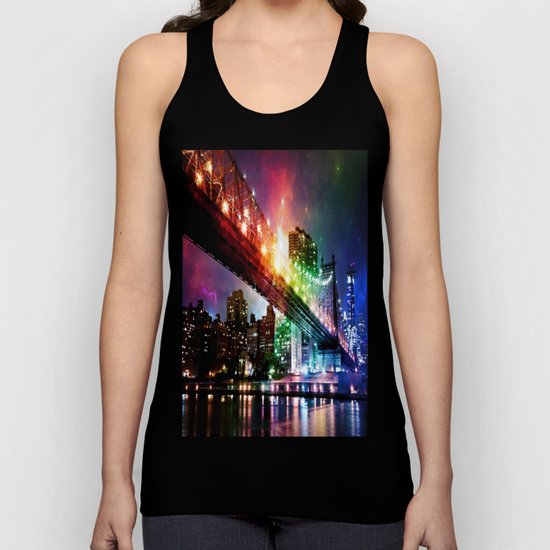 Enchanted New York : Manhattan Bridge Unisex Tank Top