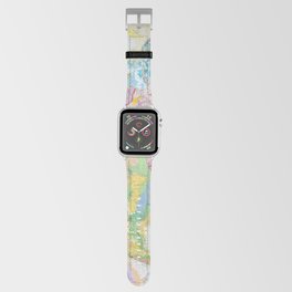 USGS Geological Map of North America Apple Watch Band