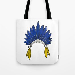 Feather Headdress  Tote Bag