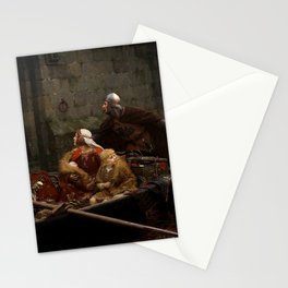 In Time of Peril, 1897 by Edmund Blair Leighton Stationery Card