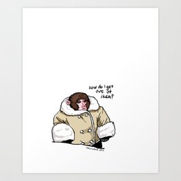 Baby Ikea Monkey Art Print