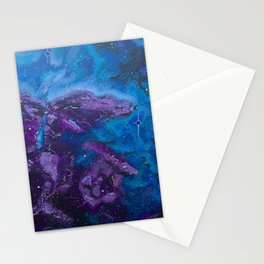 Blue Dimension Stationery Cards