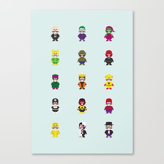 Really Super Warios Canvas Print