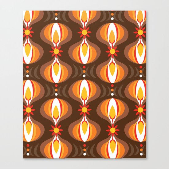 Oohladrop Brown Canvas Print