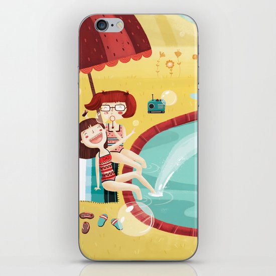 SUMMER MEMORIES WITH MY BEST FRIEND iPhone & iPod Skin