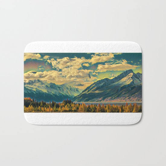 Cabin View Wilderness Bath Mat