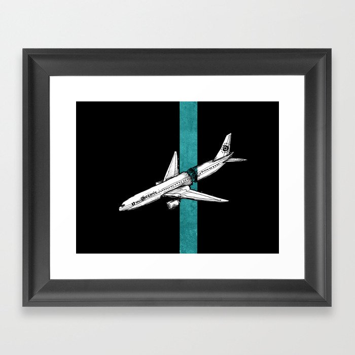 Flight 815 Framed Art Print