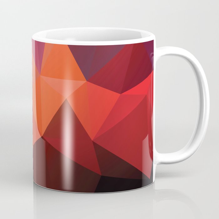 Abstract geometric triangle background Coffee Mug