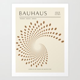 Exhibition poster-Bauhaus 2. Art Print