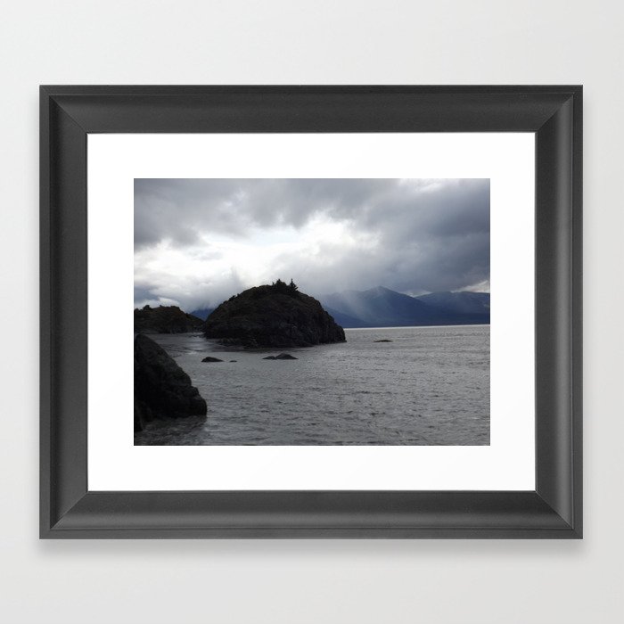 Beluga Bay, Alaska Framed Art Print