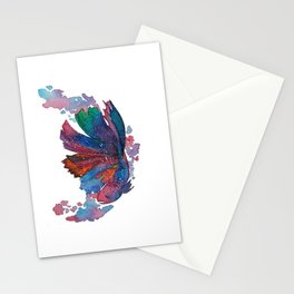 Evocative Fighting Fish Stationery Cards