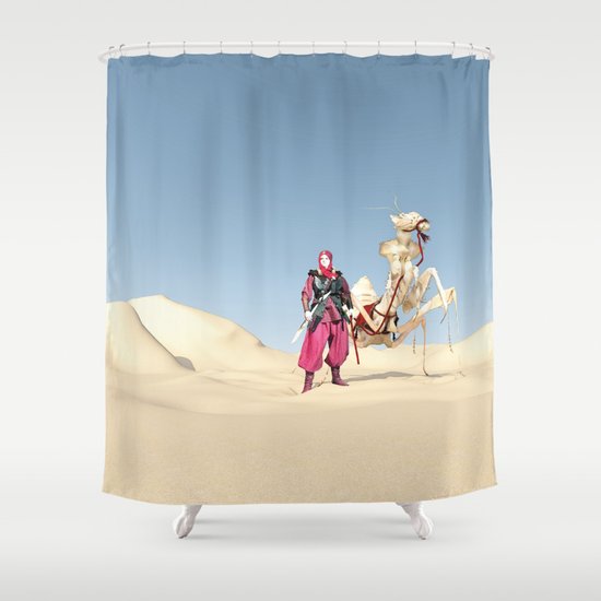 the dromedary Shower Curtain