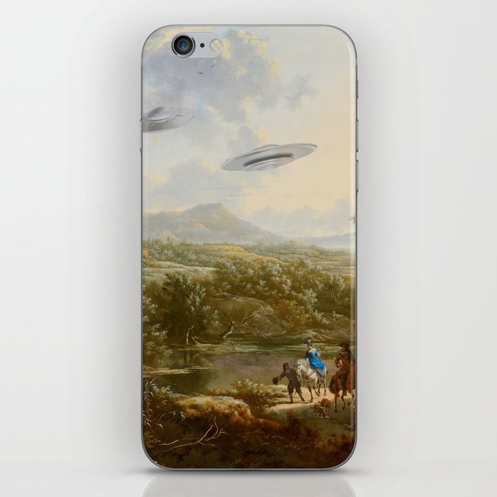 They were here all along / UFO in countryside iPhone Skin