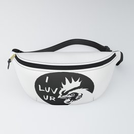 Adult humor sexy naughty love statement - I love your Cock  Fanny Pack