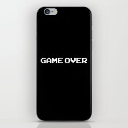 game over iPhone Skin