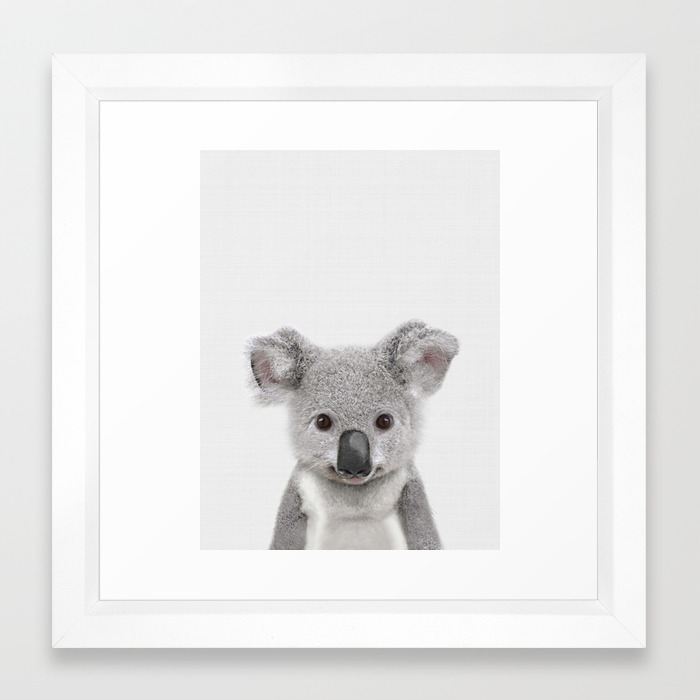 framed animal prints for nursery