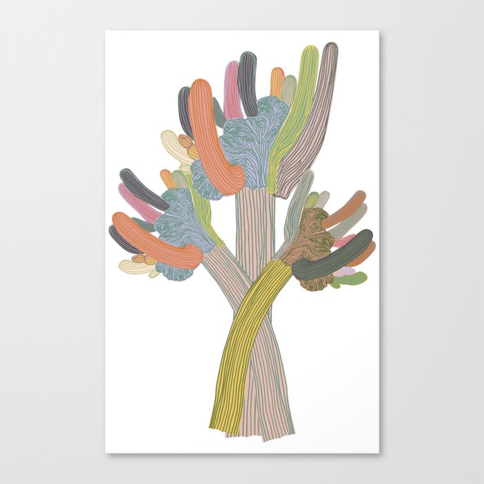 Cactus Tree Canvas Print