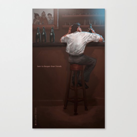 Beer… Canvas Print