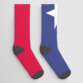 Puerto Rico flag emblem Socks