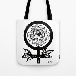 Floral Feminism Tote Bag