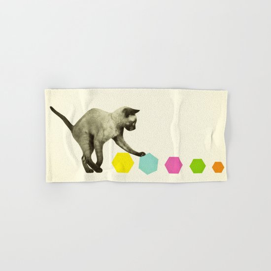 Kitty Cat Hand & Bath Towel