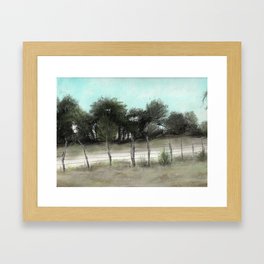 Back Roads Framed Art Print