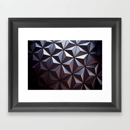Disney Epcot Texture Pattern Awesome Framed Art Print