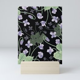 Nighttime Dancing Violets Mini Art Print