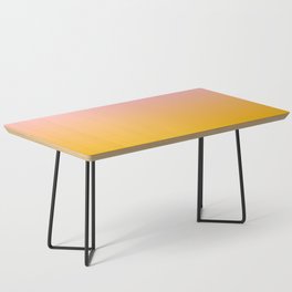 SUNSET ABATRACT. WARM COLOR OMBRE PATTERN  Coffee Table
