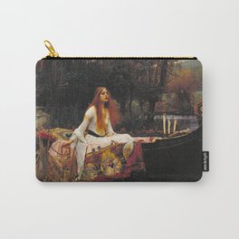 John William Waterhouse - The lady of shalott Carry-All Pouch | Tree, Painting, Girly, Blue, Sky, Lifestyle, Shalott, Travel, Female, Beauty 