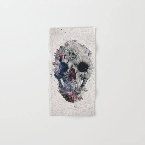 Floral Skull 2 Hand & Bath Towel