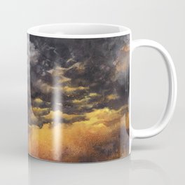 Watercolor Sky No 6 - dramatic storm clouds Coffee Mug