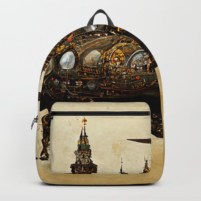 Steampunk Flying Fortress Backpack