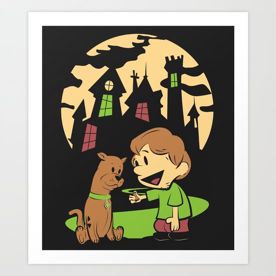 Shaggy n Scoob Art Print