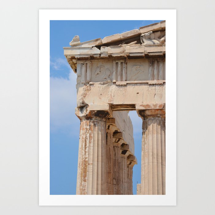 Parthenon, Acropolis of Athens | Ancient greek monument Art Print