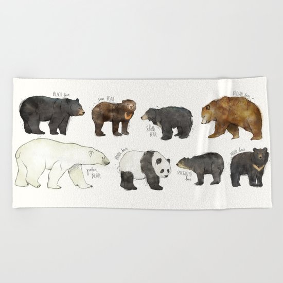 Bears Beach Towel