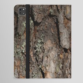 Pine bark close-up iPad Folio Case