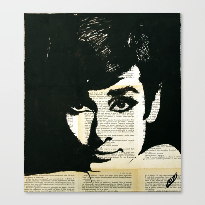Audrey Hepburn portrait Canvas Print