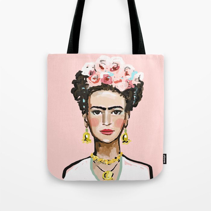 Frida Kahlo Tote Bag By Devinepaintings Society6 Frida Kahlo Tote Bag