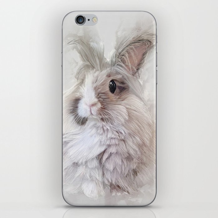 Dwarf Angora Rabbit Wildlife Portrait iPhone Skin
