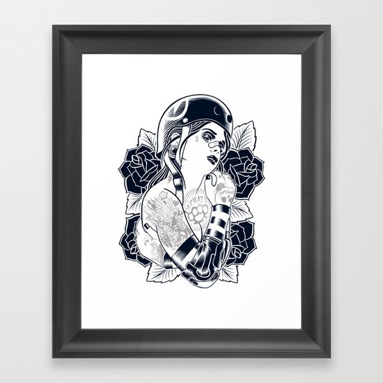 They see me rollin' Framed Art Print