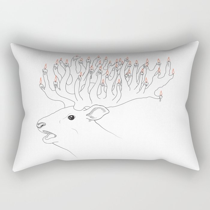 Chandeldeer Rectangular Pillow