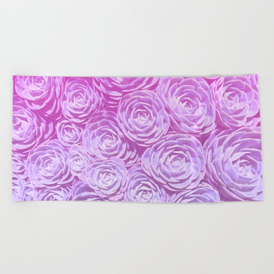 Succulent Love Beach Towel