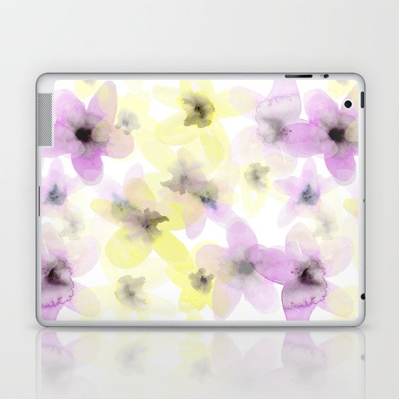 Watercolour Florals Laptop & iPad Skin