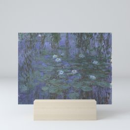 Claude Monet Water Lilies blue Mini Art Print
