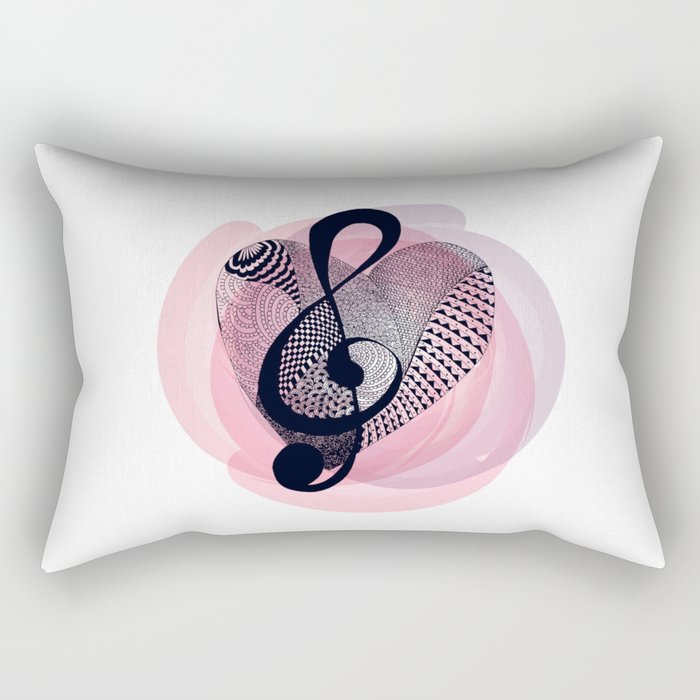 Love for music Rectangular Pillow