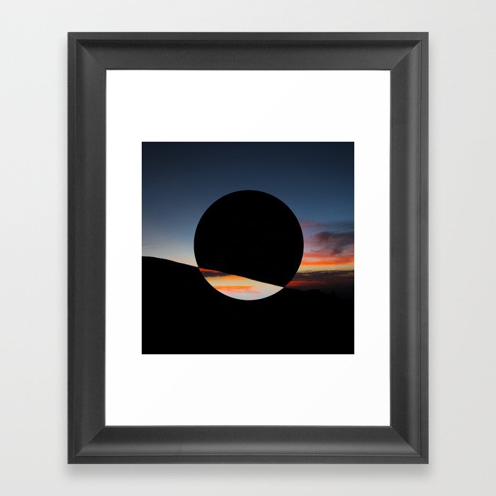 sunset series 7 Framed Art Print