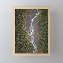 PNW River Framed Mini Art Print