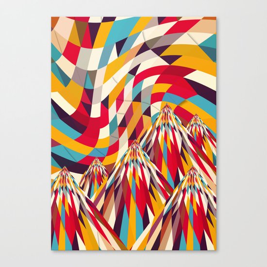Colorful Mountains Canvas Print